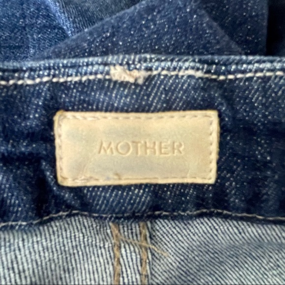 COPY - MOTHER HIGH WAISTED LOOKER SKINNY BLUE JEANS CLEAN SWEEP 24 - Picture 8 of 13